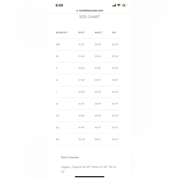 Mandala scrub set in Powder Blue - small top and small pants - Picture 6 of 8